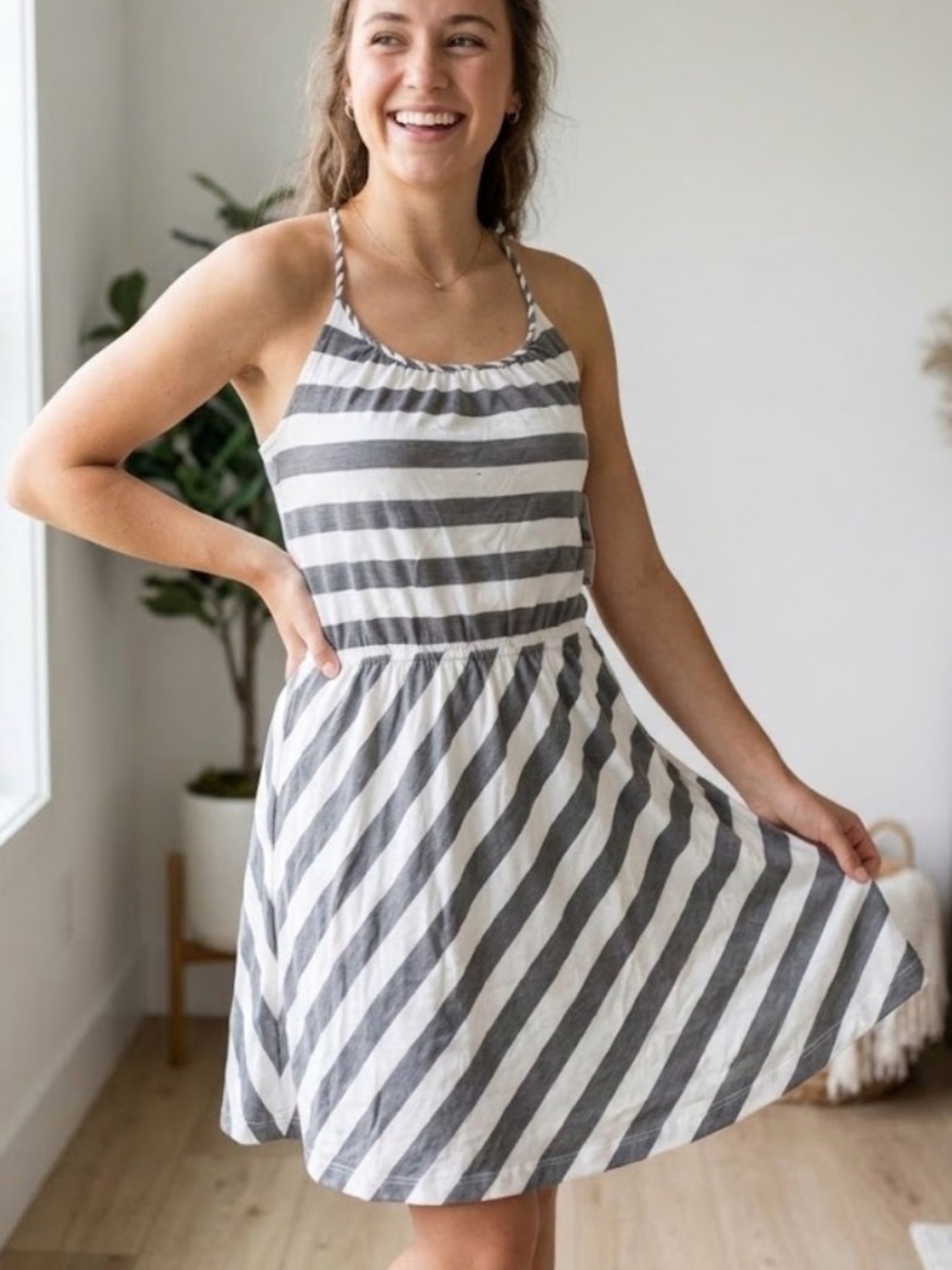 ☀️Summer Sale!☀️ Ecko Black and White Striped Dress